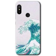 Xiaomi Redmi Note 6 Pro Dalga Baskılı Uyumlu Silikon Kılıf
