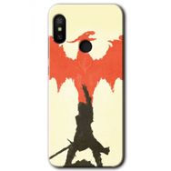 Xiaomi Redmi Note 6 Pro Dragon Hunter 1 Baskılı Uyumlu Silikon Kılıf