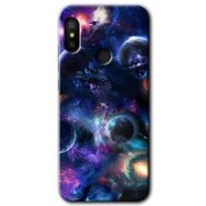 Xiaomi Redmi Note 6 Pro Gezegen Karışımı Baskılı Uyumlu Silikon Kılıf