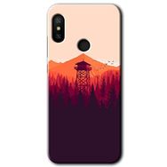 Xiaomi Redmi Note 6 Pro Gözlem Kulesi Baskılı Uyumlu Silikon Kılıf