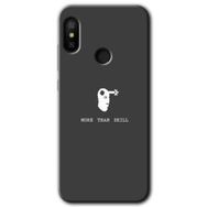 Xiaomi Redmi Note 6 Pro Headshot Baskılı Uyumlu Silikon Kılıf