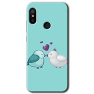 Xiaomi Redmi Note 6 Pro Mutlu Kuşlar Baskılı Uyumlu Silikon Kılıf