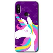 Xiaomi Redmi Note 6 Pro Unicorn Sleep Baskılı Uyumlu Silikon Kılıf
