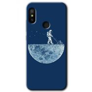 Xiaomi Redmi Note 6 Pro Uzay İşçisi Baskılı Uyumlu Silikon Kılıf