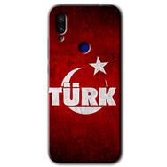 Xiaomi Redmi Note 7 Ayyıldız Türk Baskılı Uyumlu Silikon Kılıf
