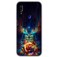 Xiaomi Redmi Note 7 Ballı Baykuş Baskılı Uyumlu Silikon Kılıf