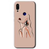 Xiaomi Redmi Note 7 Çizim Silüet Baskılı Uyumlu Silikon Kılıf