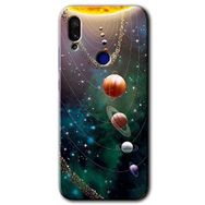Xiaomi Redmi Note 7 Cosmos Baskılı Uyumlu Silikon Kılıf