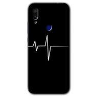 Xiaomi Redmi Note 7 Heart Rytm Baskılı Uyumlu Silikon Kılıf