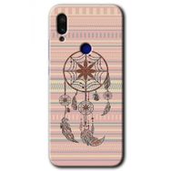 Xiaomi Redmi Note 7 Mandala Retro Baskılı Uyumlu Silikon Kılıf