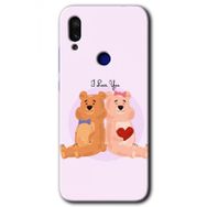 Xiaomi Redmi Note 7 Sevgili Ayıcık Baskılı Uyumlu Silikon Kılıf