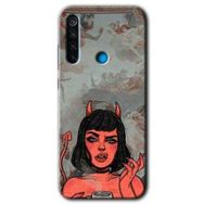 Xiaomi Redmi Note 8 Devil Girl Baskılı Uyumlu Silikon Kılıf