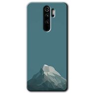 Xiaomi Redmi Note 8 Pro Alone Mountain Baskılı Uyumlu Silikon Kılıf