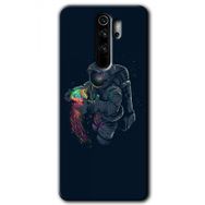 Xiaomi Redmi Note 8 Pro Astronot Kıyafeti Baskılı Uyumlu Silikon Kılıf