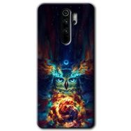 Xiaomi Redmi Note 8 Pro Ballı Baykuş Baskılı Uyumlu Silikon Kılıf