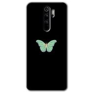 Xiaomi Redmi Note 8 Pro Butterfly Tree Baskılı Uyumlu Silikon Kılıf