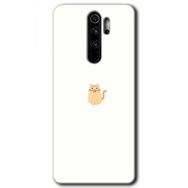 Xiaomi Redmi Note 8 Pro Cat Minimalism Baskılı Uyumlu Silikon Kılıf