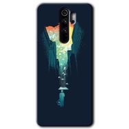 Xiaomi Redmi Note 8 Pro City Bird Sky Baskılı Uyumlu Silikon Kılıf