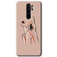 Xiaomi Redmi Note 8 Pro Çizim Silüet Baskılı Uyumlu Silikon Kılıf