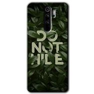 Xiaomi Redmi Note 8 Pro Do Not Hide Baskılı Uyumlu Silikon Kılıf