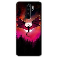 Xiaomi Redmi Note 8 Pro Dragon Night Baskılı Uyumlu Silikon Kılıf