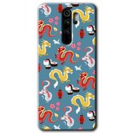 Xiaomi Redmi Note 8 Pro Funky Dragon Baskılı Uyumlu Silikon Kılıf