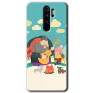 Xiaomi Redmi Note 8 Pro Kış Pikniği Baskılı Uyumlu Silikon Kılıf