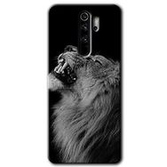Xiaomi Redmi Note 8 Pro Lion Baskılı Uyumlu Silikon Kılıf