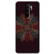 Xiaomi Redmi Note 8 Pro Mandala Flower Wal Baskılı Uyumlu Silikon Kılıf