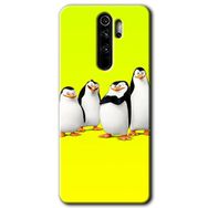 Xiaomi Redmi Note 8 Pro Penguenler Baskılı Uyumlu Silikon Kılıf
