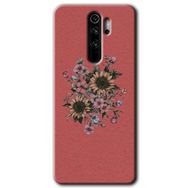 Xiaomi Redmi Note 8 Pro Retro Çiçek Baskılı Uyumlu Silikon Kılıf