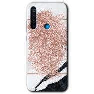 Xiaomi Redmi Note 8 Siyah Gold Mermer Baskılı Uyumlu Silikon Kılıf