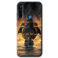 Xiaomi Redmi Note 8 Siyah İnci Baskılı Uyumlu Silikon Kılıf