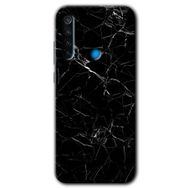 Xiaomi Redmi Note 8 Siyah Mermer Baskılı Uyumlu Silikon Kılıf