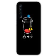 Xiaomi Redmi Note 8T Coffee Battery Baskılı Uyumlu Silikon Kılıf