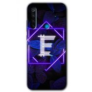 Xiaomi Redmi Note 8T Dark Neon Yaprak F Harfi Baskılı Uyumlu Silikon Kılıf