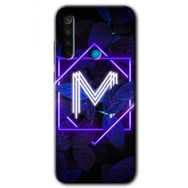 Xiaomi Redmi Note 8T Dark Neon Yaprak N Harfi Baskılı Uyumlu Silikon Kılıf