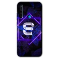 Xiaomi Redmi Note 8T Dark Neon Yaprak S Harfi Baskılı Uyumlu Silikon Kılıf