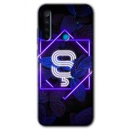 Xiaomi Redmi Note 8T Dark Neon Yaprak T Harfi Baskılı Uyumlu Silikon Kılıf
