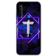 Xiaomi Redmi Note 8T Dark Neon Yaprak Ü Harfi Baskılı Uyumlu Silikon Kılıf