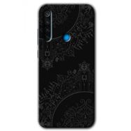 Xiaomi Redmi Note 8T Siyah Mandala Baskılı Uyumlu Silikon Kılıf
