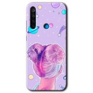 Xiaomi Redmi Note 8T Uzaylı Kız Baskılı Uyumlu Silikon Kılıf