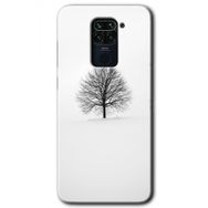 Xiaomi Redmi Note 9 Alone Tree Baskılı Uyumlu Silikon Kılıf