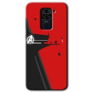 Xiaomi Redmi Note 9 Avengers Tower Baskılı Uyumlu Silikon Kılıf