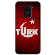 Xiaomi Redmi Note 9 Ayyıldız Türk Baskılı Uyumlu Silikon Kılıf