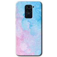 Xiaomi Redmi Note 9 Blue Art Baskılı Uyumlu Silikon Kılıf