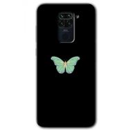 Xiaomi Redmi Note 9 Butterfly Tree Baskılı Uyumlu Silikon Kılıf