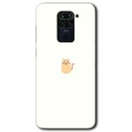 Xiaomi Redmi Note 9 Cat Minimalism Baskılı Uyumlu Silikon Kılıf