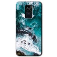 Xiaomi Redmi Note 9 Deniz Kıyısı Baskılı Uyumlu Silikon Kılıf