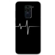 Xiaomi Redmi Note 9 Heart Rytm Baskılı Uyumlu Silikon Kılıf